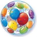 Bubble mit farbigen Ballons