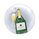 Champagner Flasche Double Bubbles