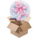 Teddybär Pink - Baby Girl - Double Bubbles -...
