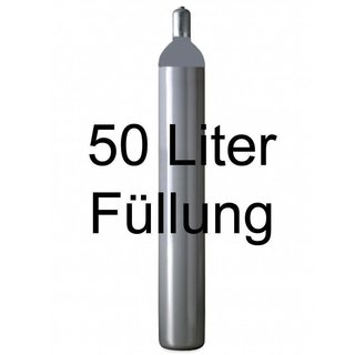 Ballongas Helium 50 Liter Füllung 200 bar - Nur Füllung für Eigentumsflasche im Tausch